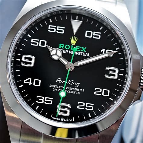 rolex air king watch face|new air king Rolex price.